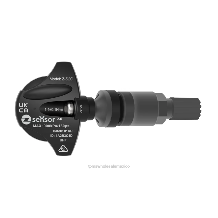 Sensor De Presion TPMS - Holden oe sensor tpms de repuesto - oe p/n 95712232, 13598773 frecuencia 433mhz Z80D53 vástago de válvula de metal - gris oscuro